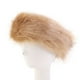 thumbnail image 4 of Minnieouse Manténgase a la moda y abrigado con una diadema de piel ligera para mujer Diadema de piel sintética Accesorio para el cabello Vino rojo, 4 of 6