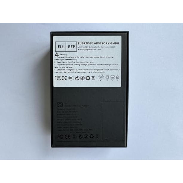 Reproductor de MP3 de 32 GB con Bluetooth 5.0, reproductor de audio