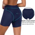 thumbnail image 5 of RELLECIGA Women's 5 Inches Swim Shorts Mesh Tummy Control Swim Board Short with Liner Swimsuit Bottoms, 5 of 7