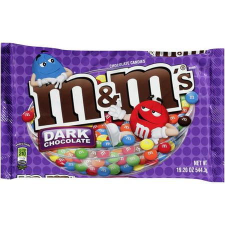 M'S Dark Chocolate Candy Bag, 19.2 oz