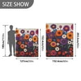 thumbnail image 6 of Yayeee Throw Blanket for Couch Soft Warm 50" x 60" Sofa Chair Bed Decoration, Purple Flowers, 6 of 7