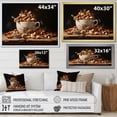 thumbnail image 4 of Designart "Nuts Cup In Minimalist Style II" Nuts Canvas Prints, 4 of 7