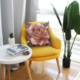 thumbnail image 6 of Roses Flower Gold Leaf Throw Pillow Covers Couch Pillowcases Decor for Bed Sofa 18" x 18", 6 of 7
