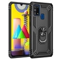thumbnail image 2 of Shockproof Armor Phone Case For Samsung Galaxy M31S M30S M21 M31 M51 M02 A01 M01 Core Metal Ring Bracket Rugged Protection Cover, 2 of 5