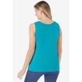 thumbnail image 2 of Woman Within Plus Size Beaded Tank Top, 2 of 6