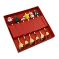 thumbnail image 2 of Juego De 6 Cucharas y Tenedores navideños Macarena con caja De regalo Estilo B, 2 of 8