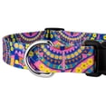 thumbnail image 5 of Country Brook Petz® Blue Boho Mandala Everyday Dog Collar and Leash, Small, 5 of 6