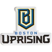Angle View: Boston Uprising Overwatch League Team Logo Die-Cut Magnet