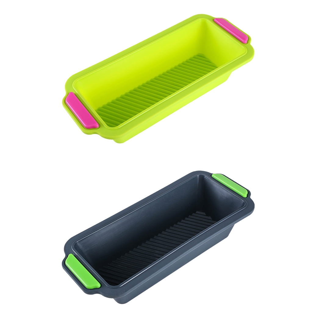 Moule à Gâteau Rectangulaire Silicone Antiadhésif – Ustensile Flexible Pour Pâtisseries, Desserts, Glaces, Quiches & Pain