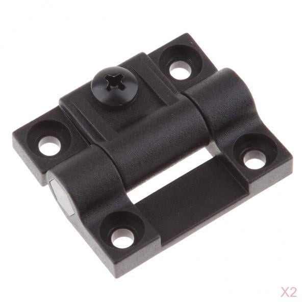 2 Pcs Charnière de Contrôle de Position Réglable 4 Trous.65x1.42 Pouces