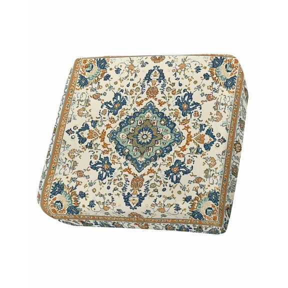 Boho Chic Sofa Couch Cushion Covers Washable, Removable Stretchable Sectional Couch Covers, Traditional Classic Geometric Farmhouse Slipcovers for L & T Shape Sofa Furniture Protector S Size 1 pc