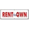 thumbnail image 2 of 72" Rent to OWN Banner Sign tv Flat Screen Furniture appliances Computers, 2 of 4