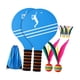thumbnail image 2 of Juego de bádminton, raqueta de bádminton, práctica, regalo para niños, volante y raqueta, juego de volante de bádminton para playa, gimnasio, interior, 2 of 8