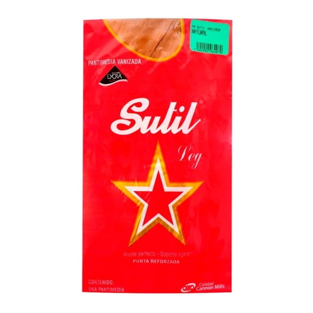 Pantimedia Sutil Talla CH Vanizada Natural