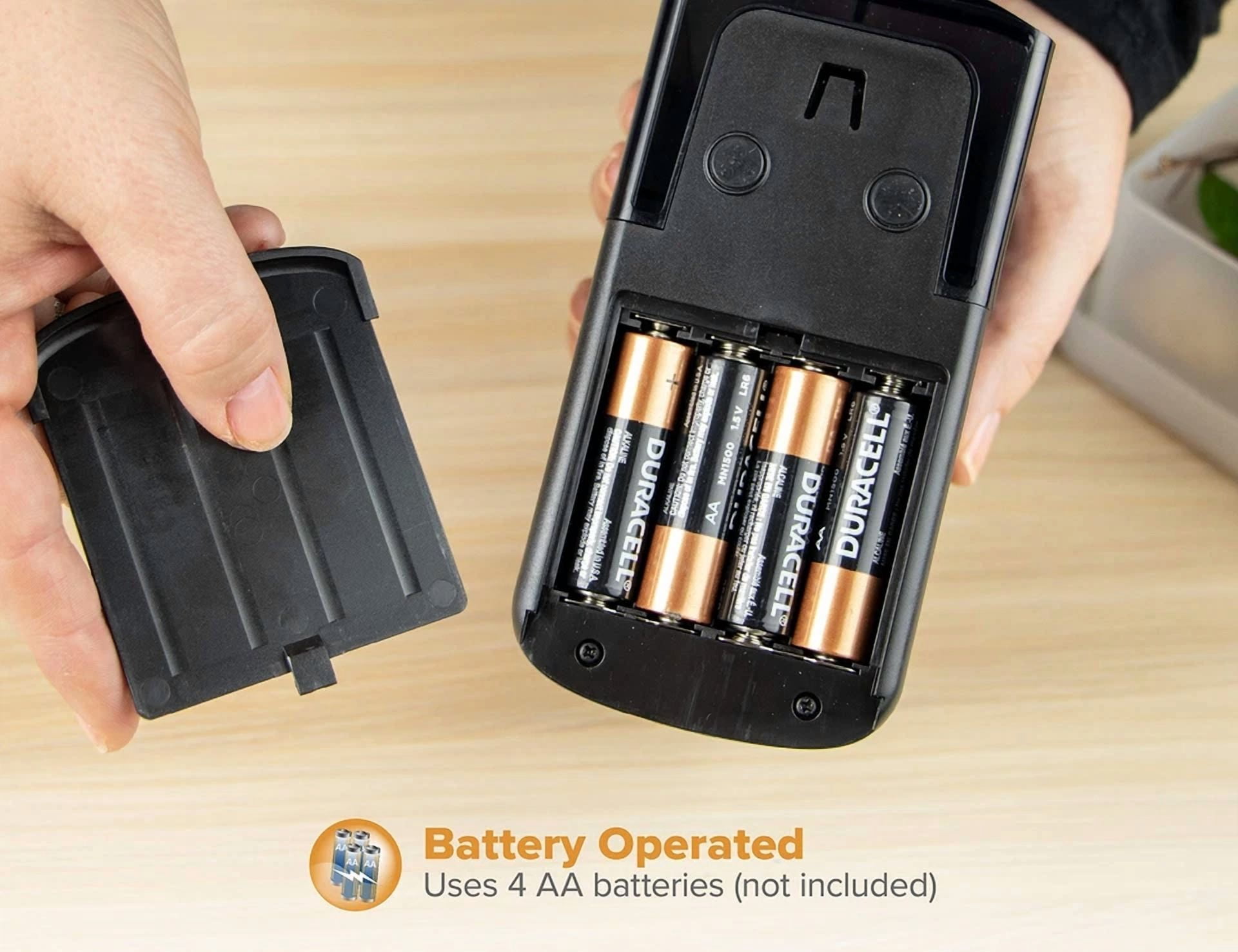 CRESTIN- Battery Powered Black Pencil Sharpener With Hhc Cutter Technology For Longer ...