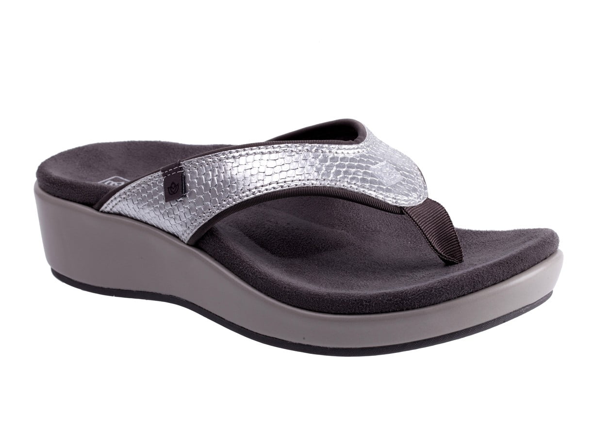 Spenco Weekend Wedge Toepost Orthotic Sandal Women's