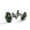 Color 2, variant on Men's Classic Stainless Steel, Green Camouflage Skull Pattern Cufflinks Business Wedding Shirts, Black