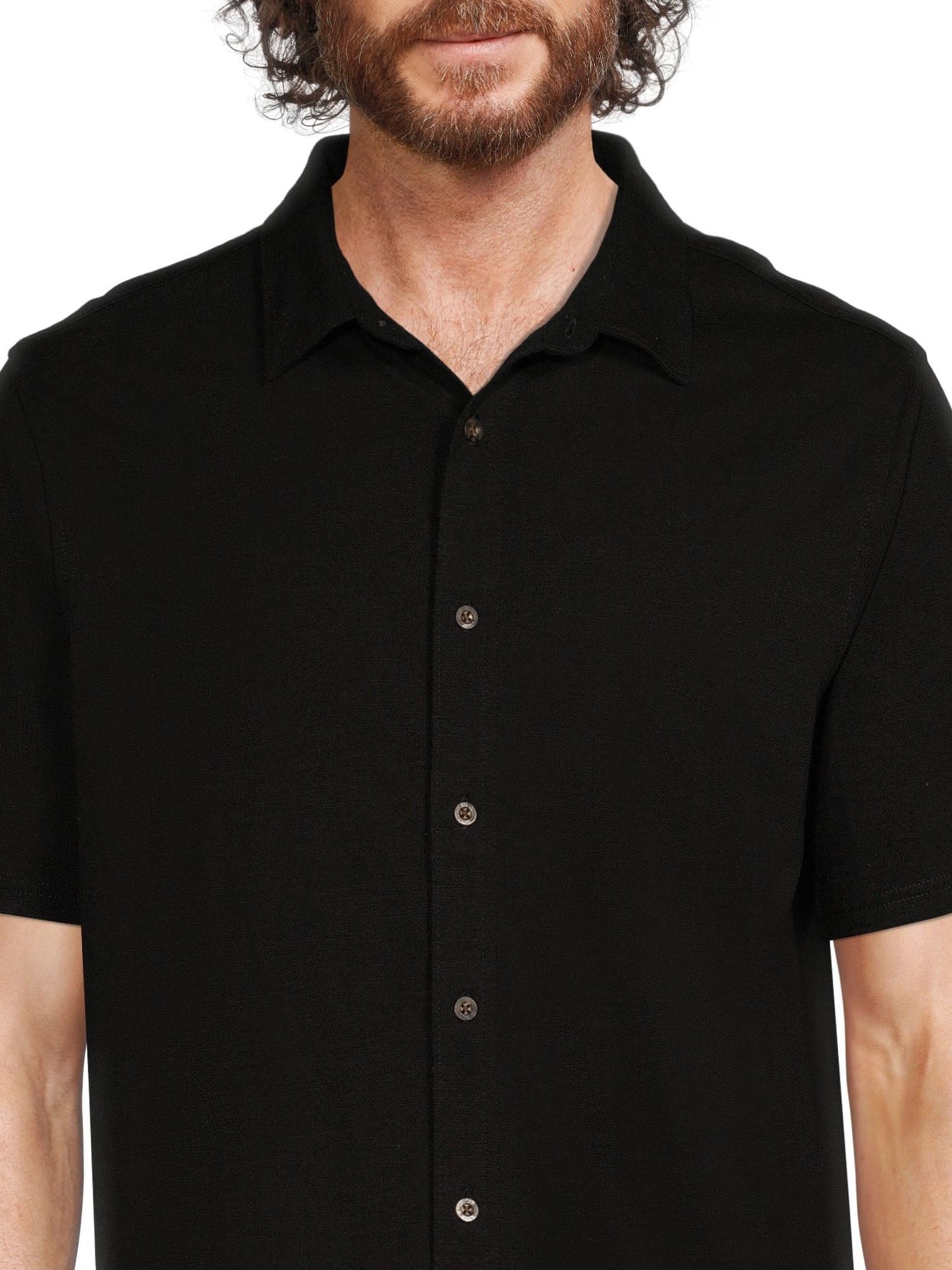 George Men’s Knit Button Down Shirt, Sizes S-3XL
