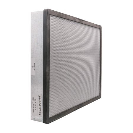 CAPTIVE-AIRE Pollution Control Unit (PCU) Odor Control Filter. BPS Panel 100% Carbon Includes perimeter gasket (20" x 25" x 4")