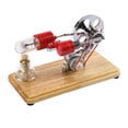 thumbnail image 4 of Hot Air Stirling Engine Motor Kit LED Single Flywheel Education Toy Power Model Colourful Educational Electricity Generator  for Kids Children Students, 4 of 6
