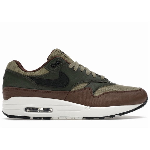 Nike Men's Air Max 1 Essential PRM Neutral Olive Cacao Wow Shoes, from StockX