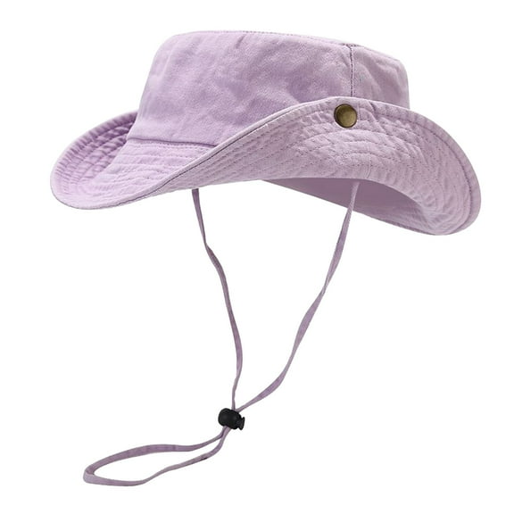 Packable Boonie Bucket Hat - Military Foldable Sun Hat Camping Womens Outdoor Sun Hat Solid Color Cool Casual Elegant Sun Hat