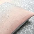 thumbnail image 6 of Lush Decor Glitter Ombre Metallic Print Comforter Blush/Gray 5Pc Set Full/Queen, 6 of 8