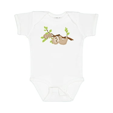 Inktastic Sloths on Tree Branch Boys or Girls Baby Bodysuit