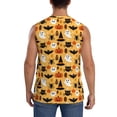 thumbnail image 4 of Fotbe Men's Happy Halloween Print Men's Sleeveless Muscle Tank Tops Casual T-Shirts for Gym Workout Beach-Medium, 4 of 8