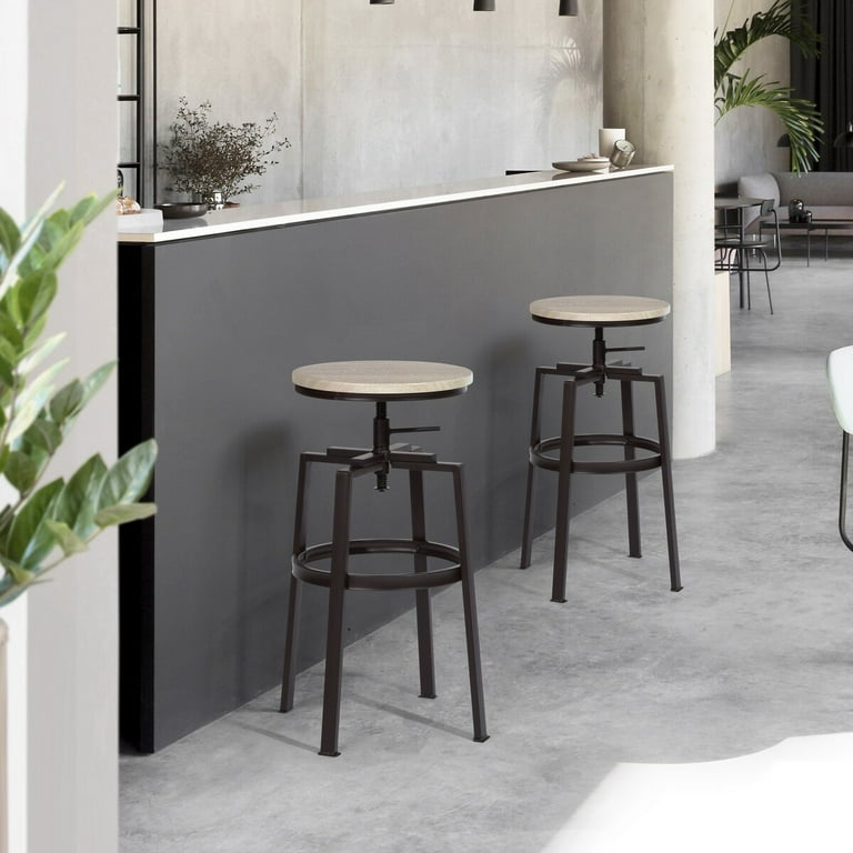 Tadcaster swivel adjustable height on sale bar stool