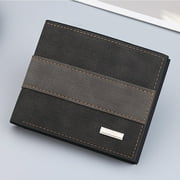 Back to School Savings! Dvkptbk Gift Bag Men's Wallet Short Vertical Ultra-Thin Wallet Bank Card Card Package Small Purse Gift Set