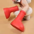 thumbnail image 2 of Zapatos de moda rojos Botas de fiesta de punta redonda de color sólido Decoraciones de cosplay antideslizantes FLhrweasw Nuevo, 2 of 9