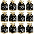 thumbnail image 5 of Big Dot of Happiness Adult 90th Birthday - Gold - Square Favor Gift Boxes - Birthday Party Bow Boxes - Set of 12, 5 of 8