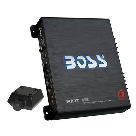 NEW BOSS R3002 600W 2-Channel Ch MOSFET Car Audio Power Amplifier Amp +