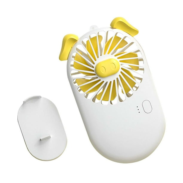 Mini ventilador portátil pequeño, silencioso, recargable, para escritorio de oficina