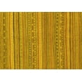 thumbnail image 1 of Ahgly Company Indoor Rectangle Abstract Yellow Modern Area Rugs, 6' x 9', 1 of 4