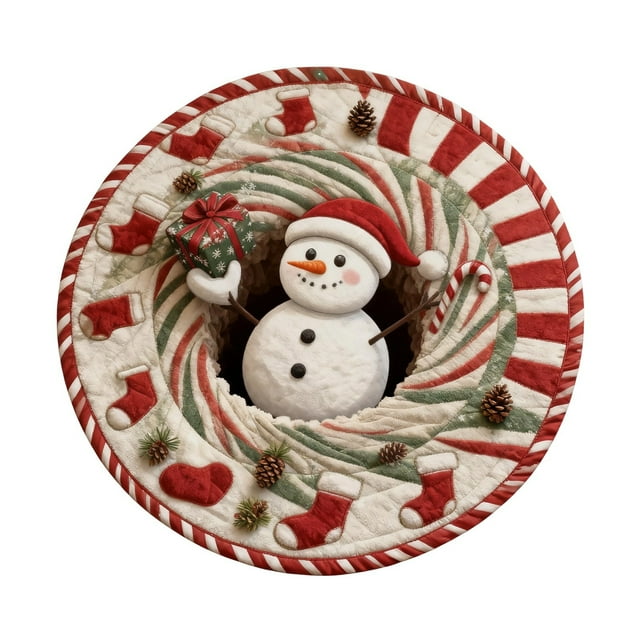 WMQPNNS Made in Canada Imitation Carpet Cartoon 3D Visual Carpet Perfectly Combines Creativity and Art To Create A Festive Atmosphere