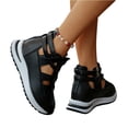 thumbnail image 5 of KEVCHE Womens Openwork Breathable High-Top Thick Sole Sandals, Orthopedic Platform Sneakers with Arch Support, Hollow Out Wedge Casual Dress Summer Shoes for Women, 5 of 5