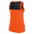 thumbnail image 3 of Women's Fanatics Orange Oklahoma State Cowboys Crosley Colorblock Tank Top, 3 of 3