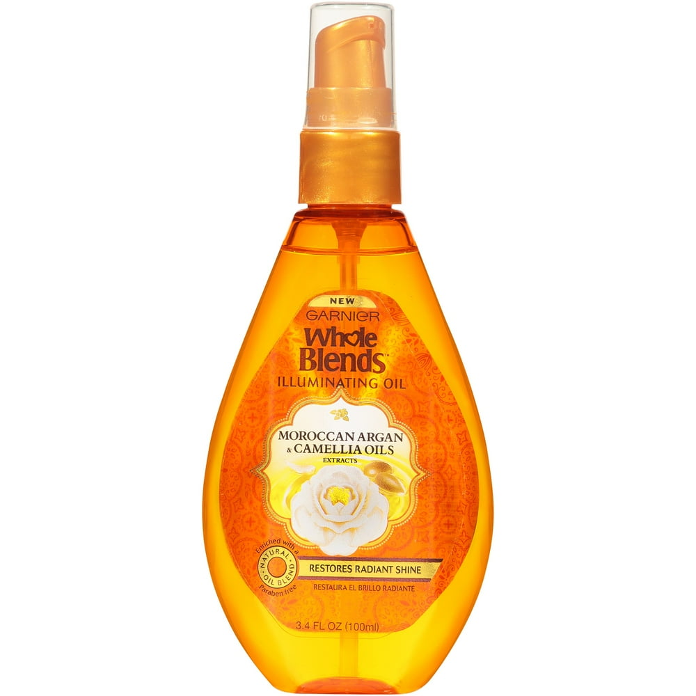 Garnier Whole Blends Illuminating Hair Oil with Moroccan Argan