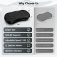 thumbnail image 3 of LNOW Full Body Vibration Plate Exercise Machine for Fat Burner, Christmas Gifts Shake Plate with Bluetooth & Massege Pedals, Workout Vibration Platform for Home Fitness, 400lbs, 3 of 12