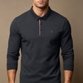 thumbnail image 6 of Running Shirts Dqueduo Summer Men's Short-sleeved T-shirt Refreshing Breathable Loose-fitting Middle-aged Business Casual Color Top Shirt for Men Black L, 6 of 8