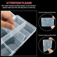 thumbnail image 4 of DARUITE Plastic Organizer Box, 12 Grid Storage Box with Removable Dividers, Perfect for Tackle, Craft Supplies, Bead, Small Parts, Sewing Supplies, Clear, 4 of 6