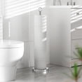 thumbnail image 6 of NIFFGAFF Toilet Paper Holder Stand(with Reserve Function), Free-Standing Spare Rolls Storage Holder, Stainless Steel, 6 of 8