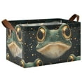 thumbnail image 2 of Ryvnso Frogs Storage Bins Large Basket Foldable Cube Toys Organizer with Handles 2 PCs, 2 of 8