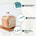 thumbnail image 4 of Uxcell Bag Twist Ties Reusable Plastic Twist Ties Wire Cable Ties for Party Bread Candy Blue, 4 of 6