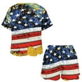thumbnail image 3 of 4th of July Print Women'S Pajamas Set Summer Sleepwear Sets 2 Piece Lounge Set, 3 of 7