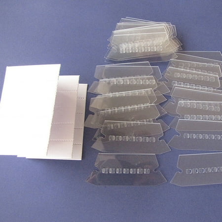 - 10/20/50/100/200pcs Suspension Hanging Clear Plastic Filing Folder File Tabs Inserts