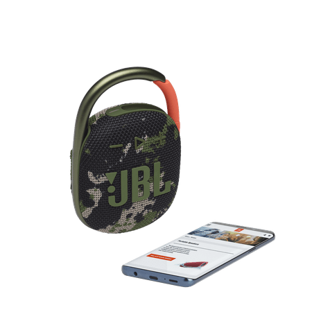 JBL - CLIP4 Portable Bluetooth Speaker - Camoflage