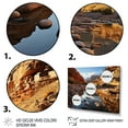 thumbnail image 3 of Designart "Canyon Mirrorings" Landscapes Wall Art Living Room, 3 of 5